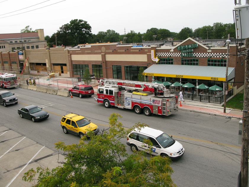 Almost completed storefront