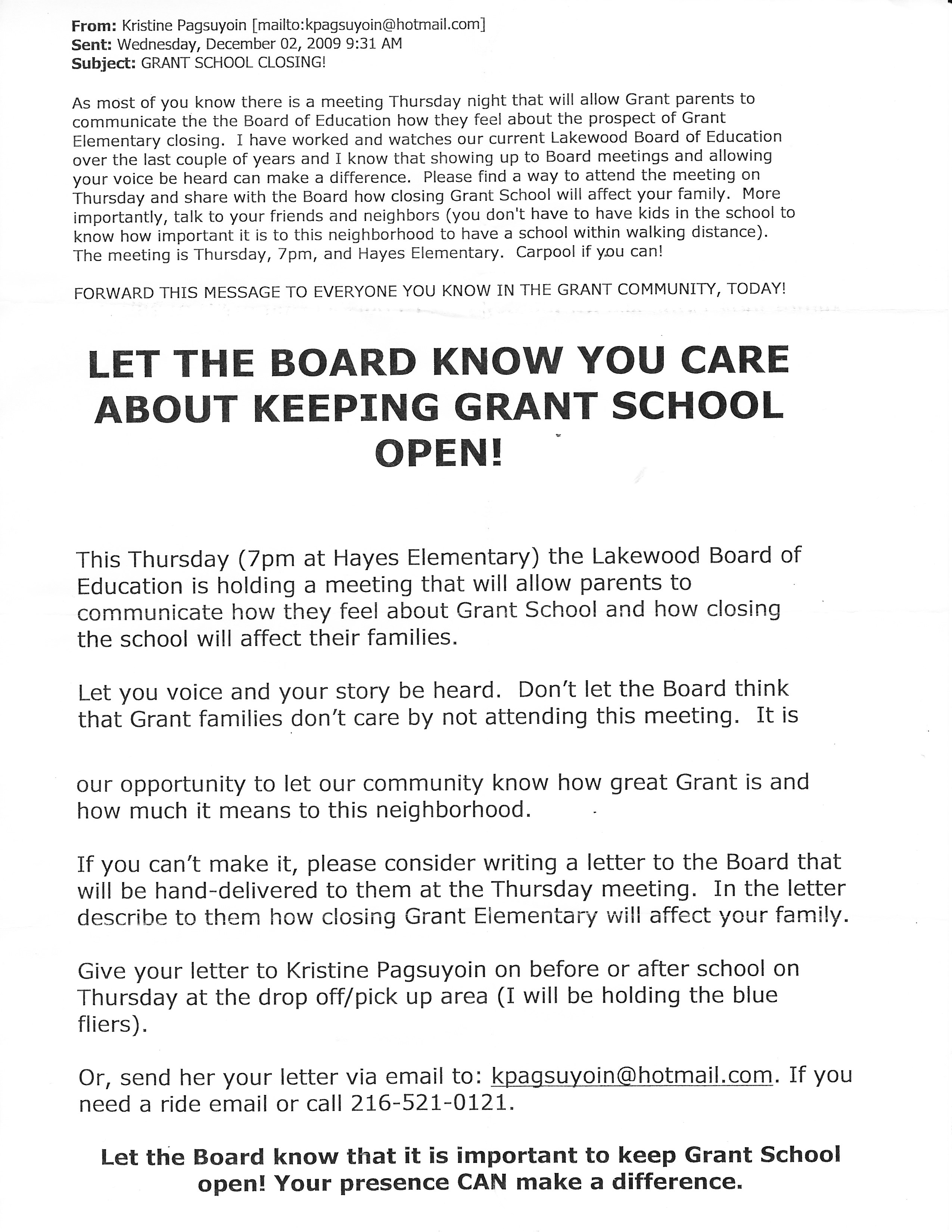 Kristine Pagsuyoin Flyer