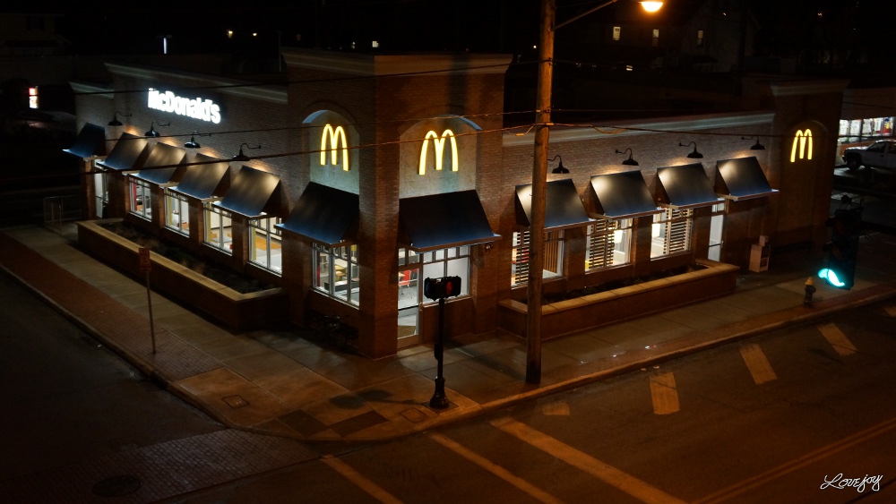 They took down the local theater to put up another McDonald's.<br />It looks nice but I will forever miss the Detroit Theater.