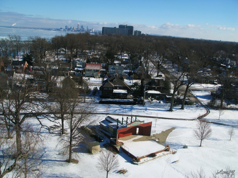 Lakewood Park looking East<br />Low Level Aerial Photography 1-9-2011 Craig Lovejoy