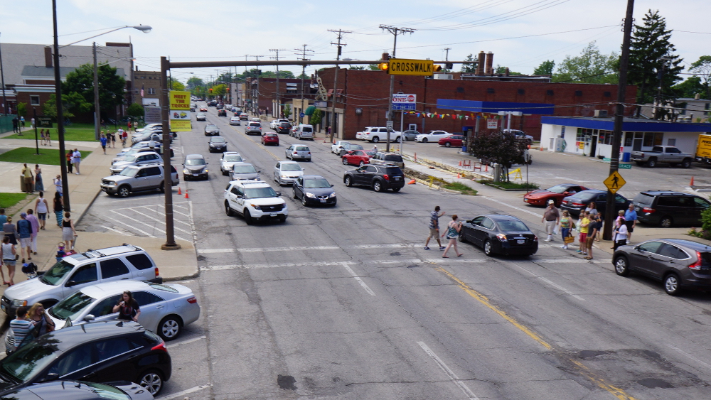 As he pass me (with my arms extended saying WTF) he looked right at me and just smiled.