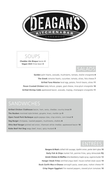 Lunch Menu
