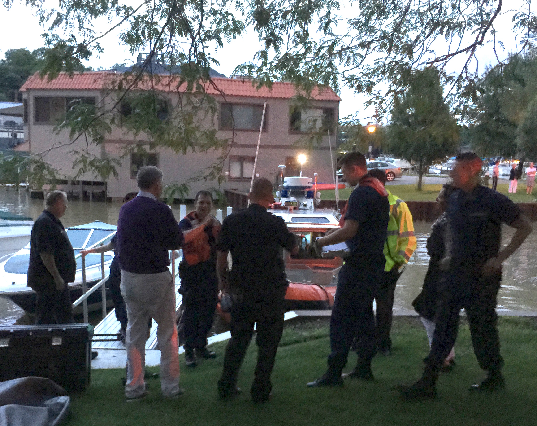 Many rescuers responded to save the lives. Thank you Lakewood Fire and Police, Rocky River Fire and Police, and the US Coast Guard. Thank you to the various Rocky River residents who spotted the young men in the water.