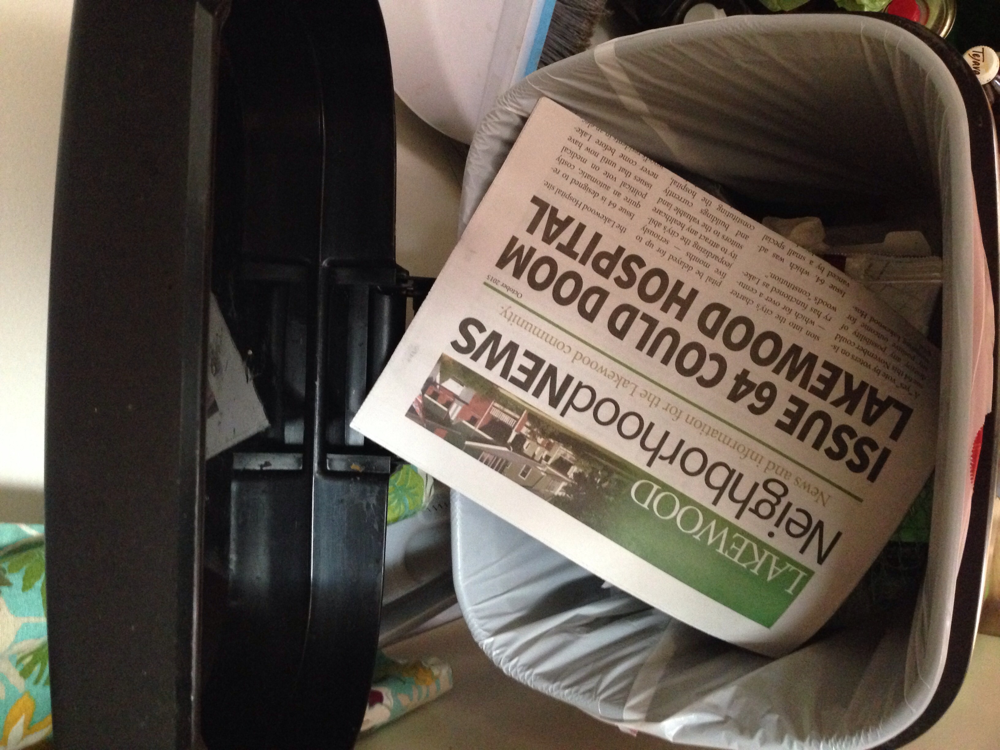 Where it belongs - in the TRASH!