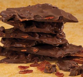 Malley's Bacon Bark (Chocolate Covered Bacon)