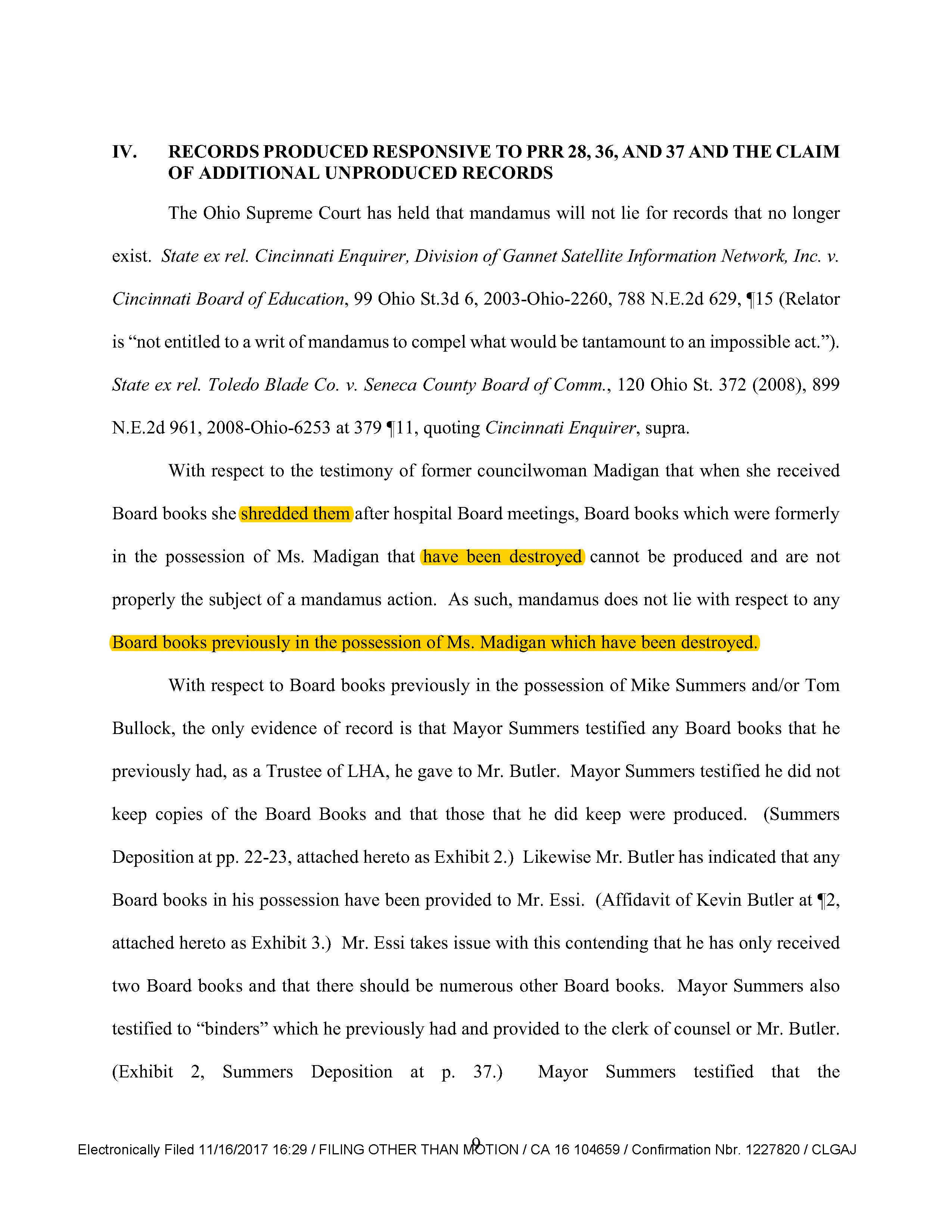 City of Lakewood Brief in Essius Action--Highlighted Version page 10.jpg