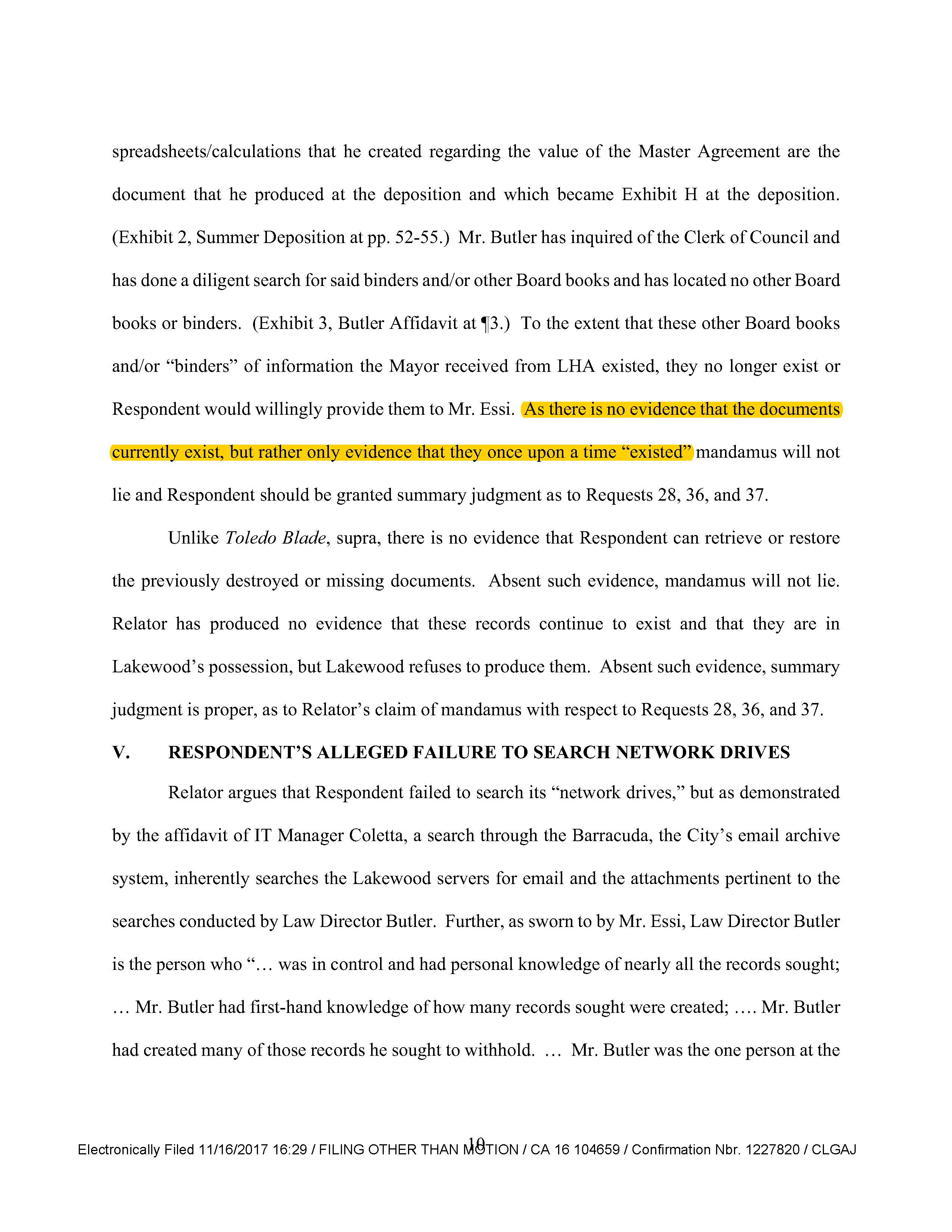 City of Lakewood Brief in Essius Action--Highlighted Version page 11.jpg